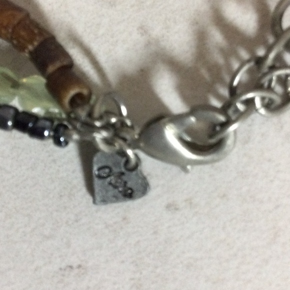 Aura four strand bead necklace with sun moon stars coin pendant - Picture 7 of 8